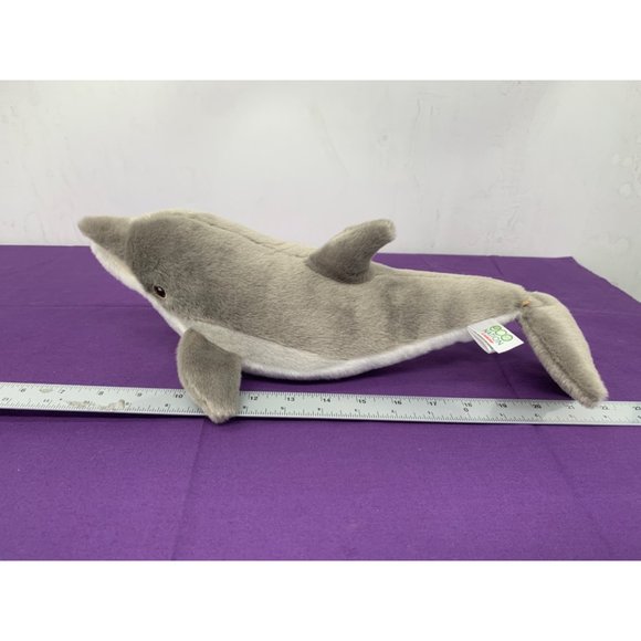 Eco Nation by Aurora World Inc September 2021 Dolphin with tags Stuffed Animal P - Picture 4 of 12